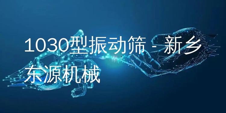 1030型振動(dòng)篩 - 新鄉(xiāng)東源機(jī)械