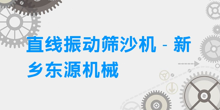 直線振動篩沙機(jī) - 新鄉(xiāng)東源機(jī)械