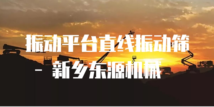 振動(dòng)平臺(tái)直線振動(dòng)篩 - 新鄉(xiāng)東源機(jī)械