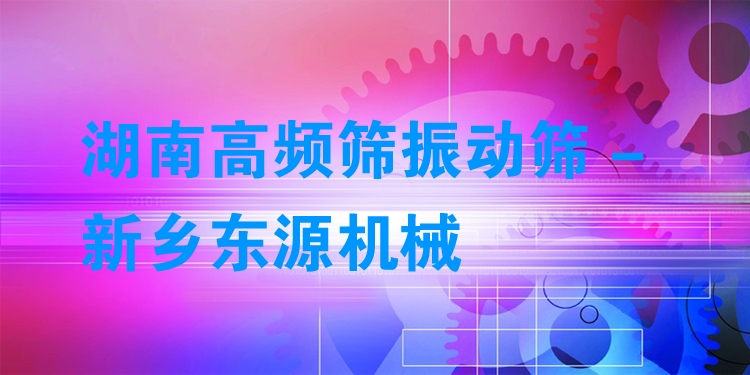 湖南高頻篩振動篩 - 新鄉(xiāng)東源機(jī)械