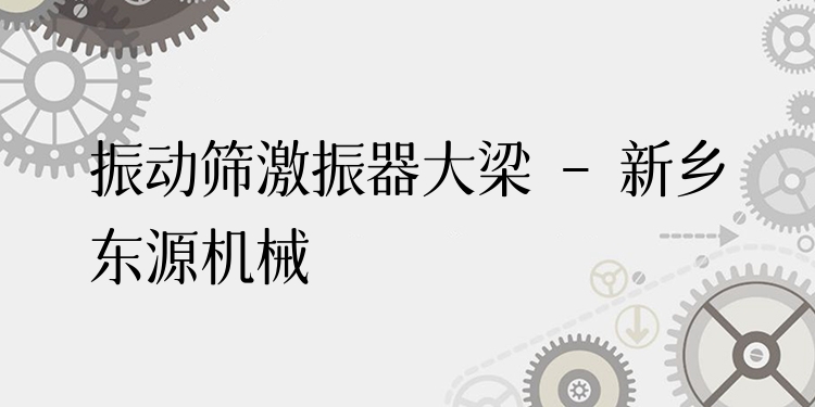 振動(dòng)篩激振器大梁 - 新鄉(xiāng)東源機(jī)械