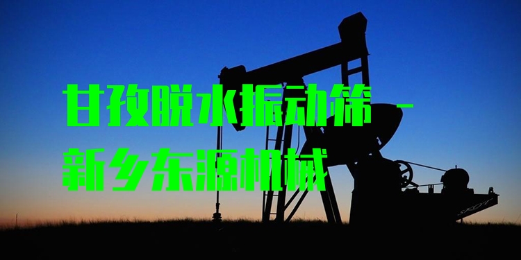 甘孜脫水振動(dòng)篩 - 新鄉(xiāng)東源機(jī)械