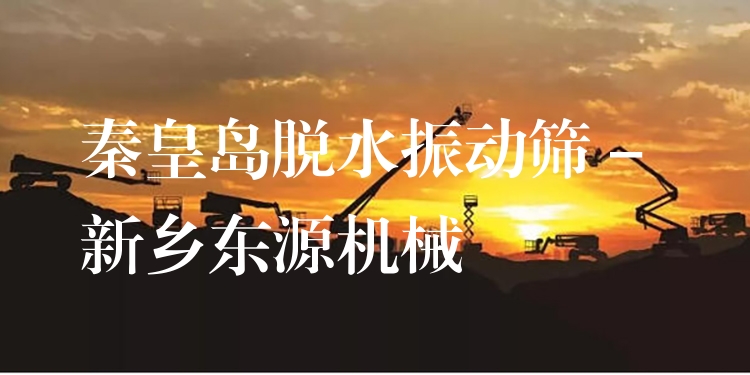 秦皇島脫水振動篩 - 新鄉(xiāng)東源機(jī)械