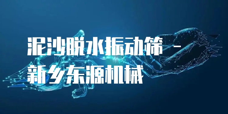 泥沙脫水振動篩 - 新鄉(xiāng)東源機(jī)械