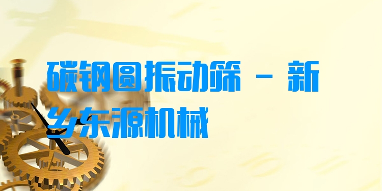碳鋼圓振動篩 - 新鄉(xiāng)東源機(jī)械