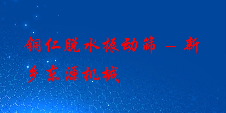 銅仁脫水振動(dòng)篩 - 新鄉(xiāng)東源機(jī)械