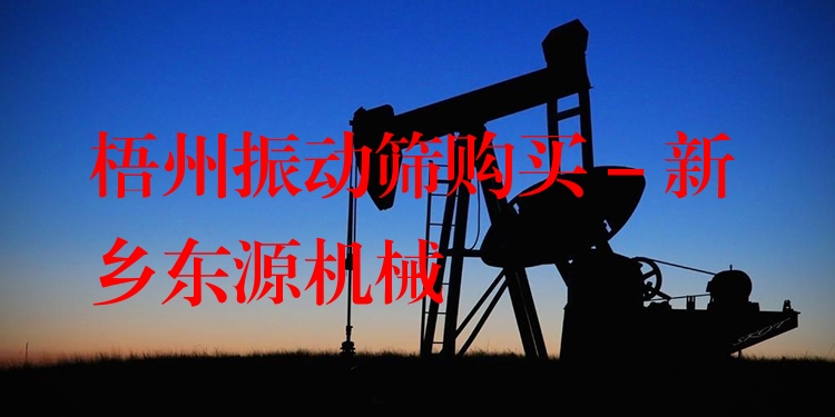 梧州振動(dòng)篩購(gòu)買 - 新鄉(xiāng)東源機(jī)械