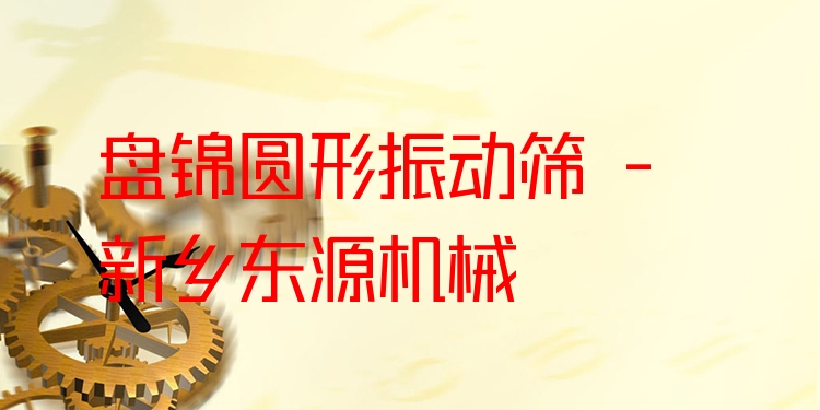 盤(pán)錦圓形振動(dòng)篩 - 新鄉(xiāng)東源機(jī)械