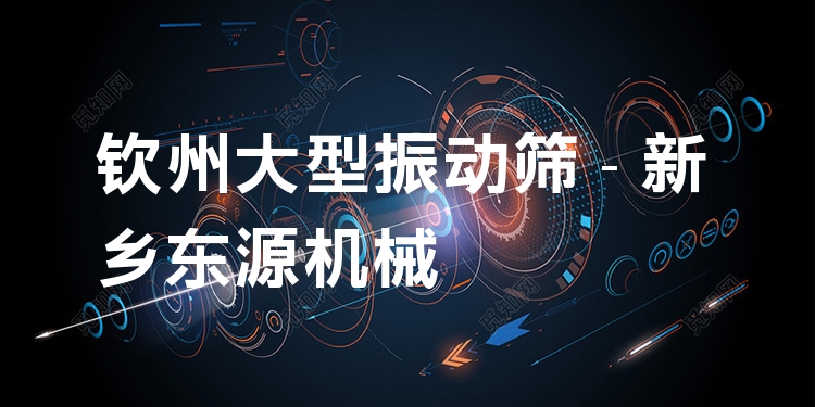 欽州大型振動篩 - 新鄉(xiāng)東源機械