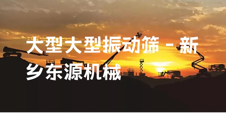 大型大型振動(dòng)篩 - 新鄉(xiāng)東源機(jī)械