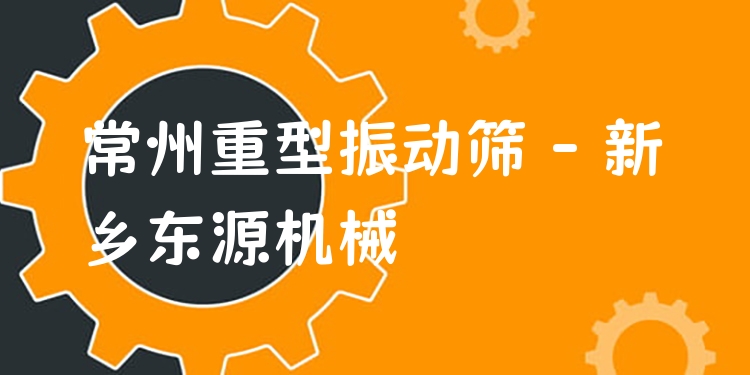 常州重型振動篩 - 新鄉(xiāng)東源機(jī)械
