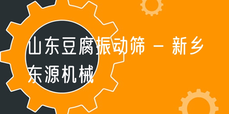 山東豆腐振動(dòng)篩 - 新鄉(xiāng)東源機(jī)械