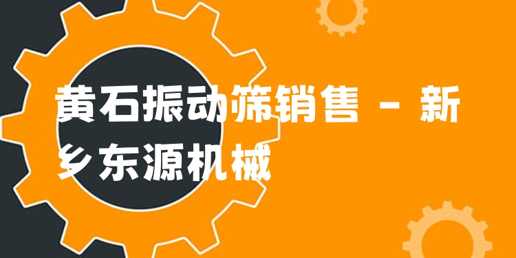 黃石振動(dòng)篩銷售 - 新鄉(xiāng)東源機(jī)械