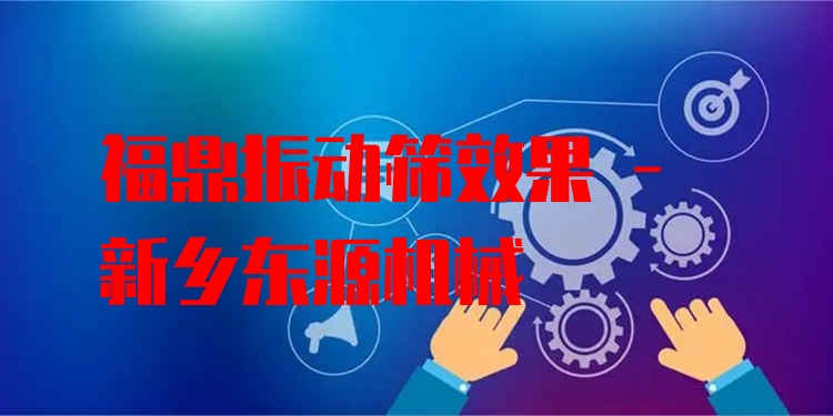 福鼎振動篩效果 - 新鄉(xiāng)東源機(jī)械