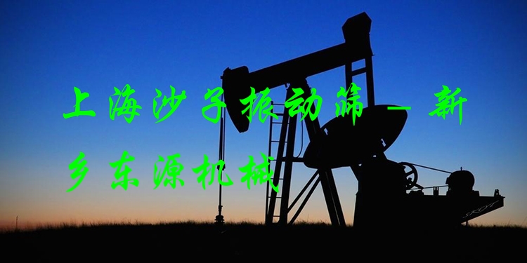 上海沙子振動(dòng)篩 - 新鄉(xiāng)東源機(jī)械