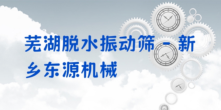 蕪湖脫水振動篩 - 新鄉(xiāng)東源機械