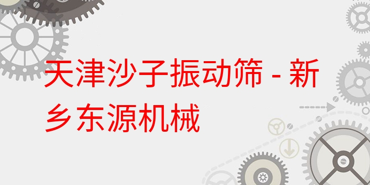 天津沙子振動篩 - 新鄉(xiāng)東源機(jī)械