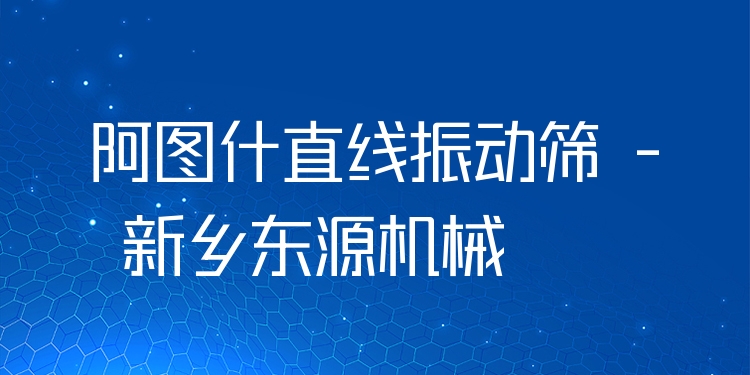阿圖什直線振動(dòng)篩 - 新鄉(xiāng)東源機(jī)械