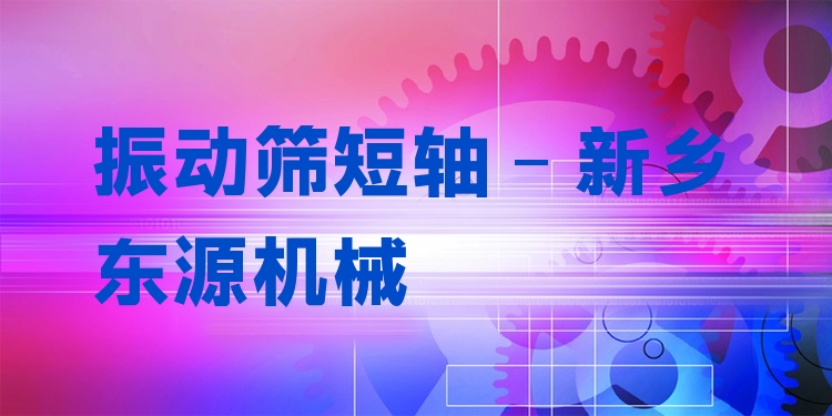 振動篩短軸 - 新鄉(xiāng)東源機械