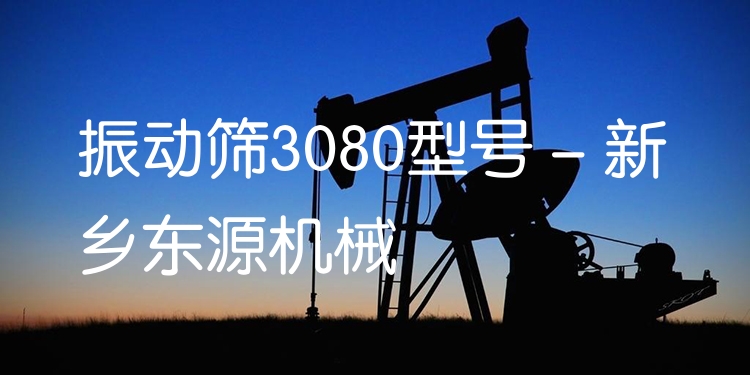 振動篩3080型號 - 新鄉(xiāng)東源機械
