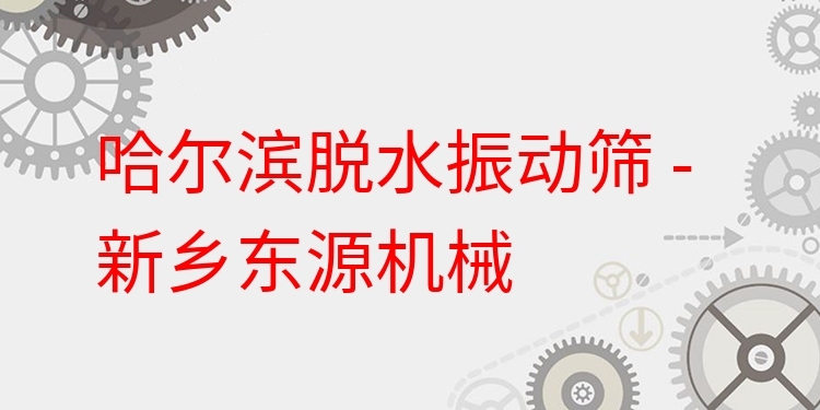 哈爾濱脫水振動篩 - 新鄉(xiāng)東源機(jī)械