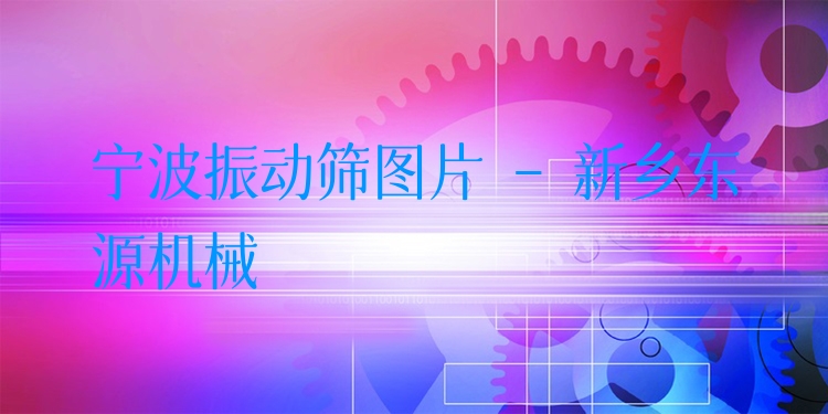 寧波振動(dòng)篩圖片 - 新鄉(xiāng)東源機(jī)械