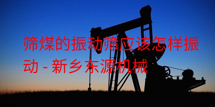 篩煤的振動篩應(yīng)該怎樣振動 - 新鄉(xiāng)東源機(jī)械