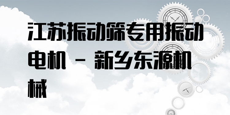 江蘇振動(dòng)篩專用振動(dòng)電機(jī) - 新鄉(xiāng)東源機(jī)械