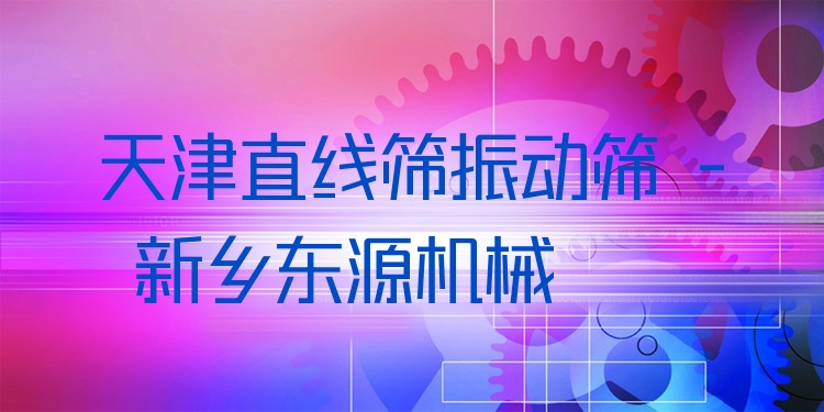 天津直線篩振動(dòng)篩 - 新鄉(xiāng)東源機(jī)械