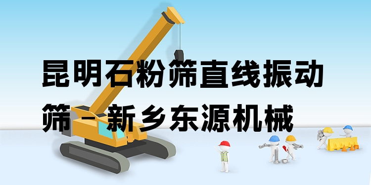 昆明石粉篩直線振動篩 - 新鄉(xiāng)東源機(jī)械