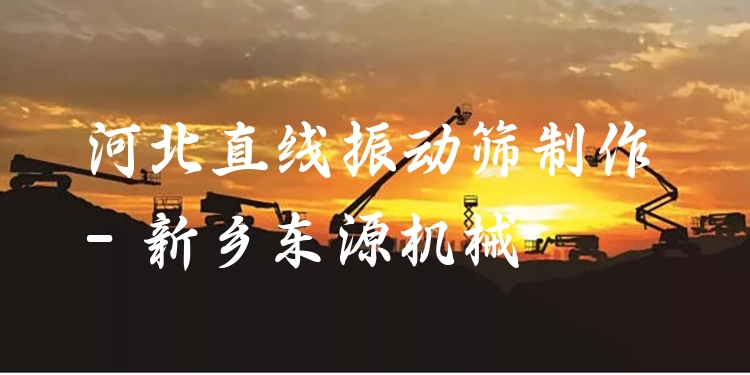 河北直線振動篩制作 - 新鄉(xiāng)東源機械