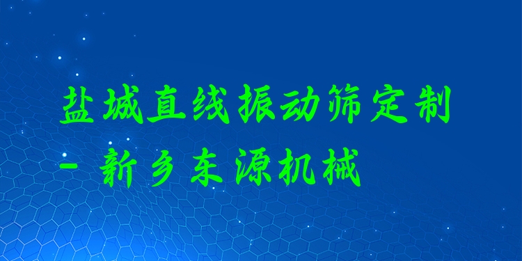 鹽城直線振動(dòng)篩定制 - 新鄉(xiāng)東源機(jī)械
