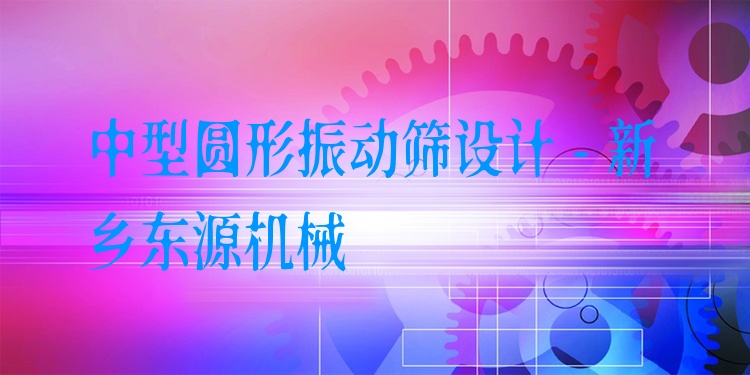中型圓形振動(dòng)篩設(shè)計(jì) - 新鄉(xiāng)東源機(jī)械