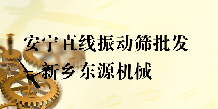 安寧直線振動(dòng)篩批發(fā) - 新鄉(xiāng)東源機(jī)械