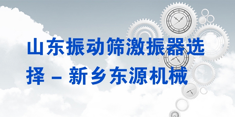 山東振動篩激振器選擇 - 新鄉(xiāng)東源機械