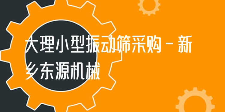 大理小型振動(dòng)篩采購 - 新鄉(xiāng)東源機(jī)械
