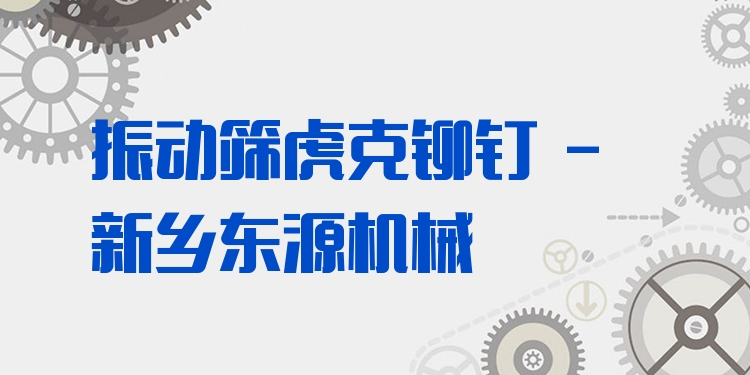 振動(dòng)篩虎克鉚釘 - 新鄉(xiāng)東源機(jī)械