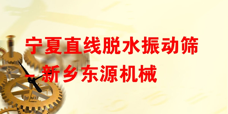 寧夏直線脫水振動篩 - 新鄉(xiāng)東源機械