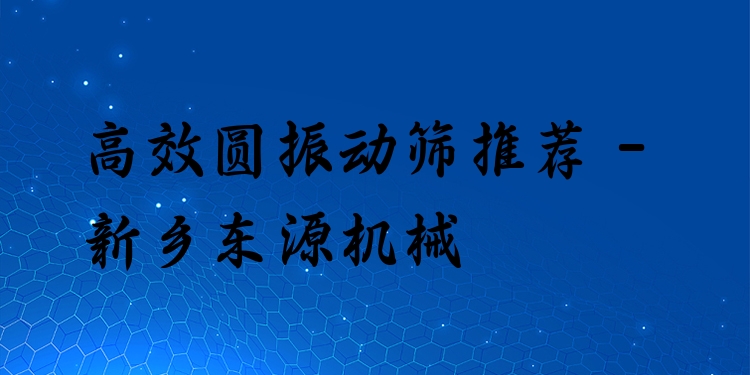 ***圓振動(dòng)篩推薦 - 新鄉(xiāng)東源機(jī)械