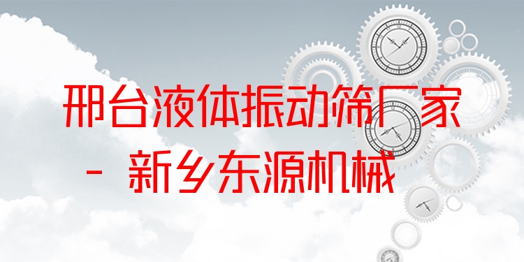 邢臺(tái)液體振動(dòng)篩廠(chǎng)家 - 新鄉(xiāng)東源機(jī)械
