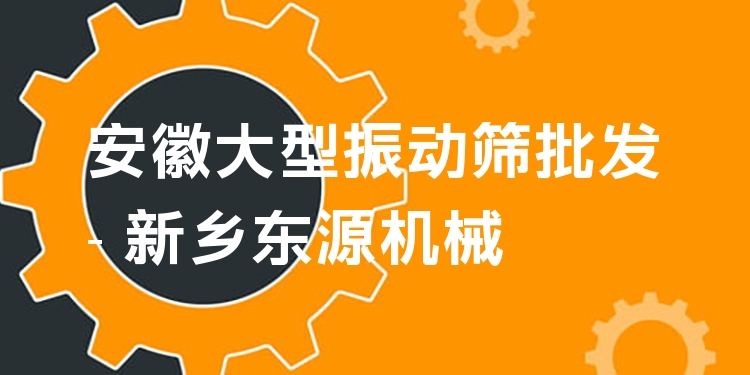 安徽大型振動篩批發(fā) - 新鄉(xiāng)東源機(jī)械
