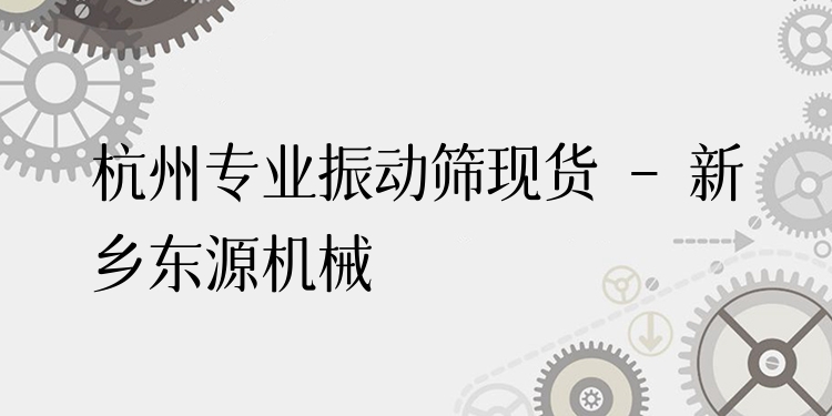 杭州***振動(dòng)篩現(xiàn)貨 - 新鄉(xiāng)東源機(jī)械
