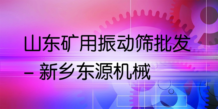山東礦用振動篩批發(fā) - 新鄉(xiāng)東源機(jī)械