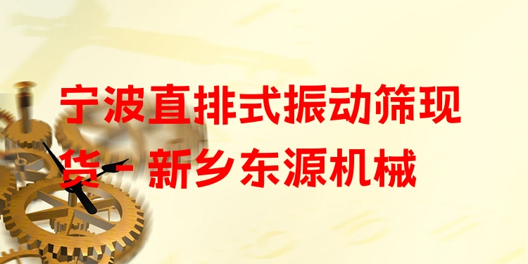寧波直排式振動(dòng)篩現(xiàn)貨 - 新鄉(xiāng)東源機(jī)械