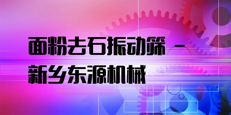 面粉去石振動篩 - 新鄉(xiāng)東源機(jī)械