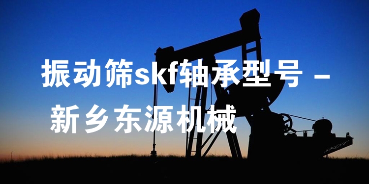 振動篩skf軸承型號 - 新鄉(xiāng)東源機械