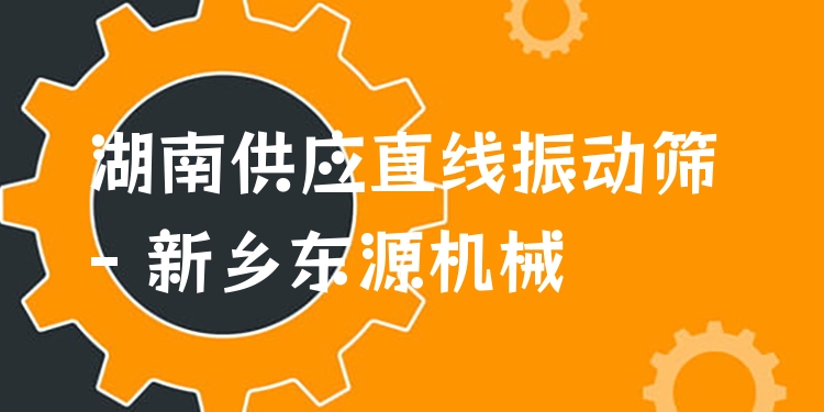 湖南供應(yīng)直線(xiàn)振動(dòng)篩 - 新鄉(xiāng)東源機(jī)械