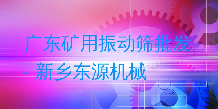 廣東礦用振動篩批發(fā) - 新鄉(xiāng)東源機(jī)械