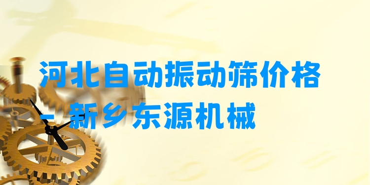 河北自動振動篩價格 - 新鄉(xiāng)東源機械