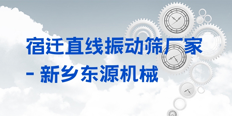 宿遷直線振動(dòng)篩廠家 - 新鄉(xiāng)東源機(jī)械